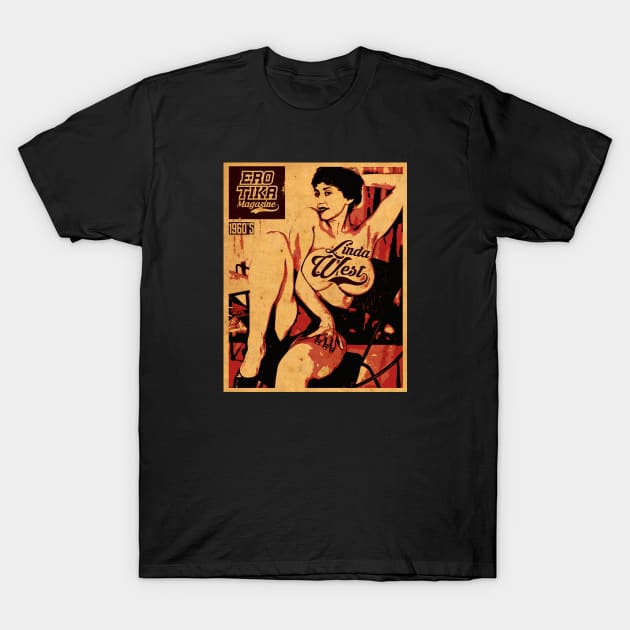 Vintage Erotic Magazine T-Shirt by CTShirts